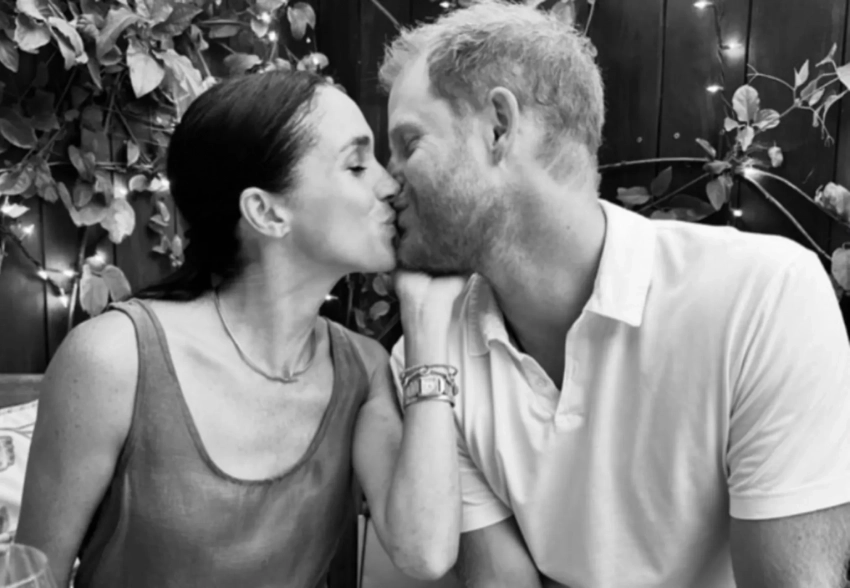 Меган Маркл опубликовала романтичное фото с принцем Гарри в честь Дня святого Валентина