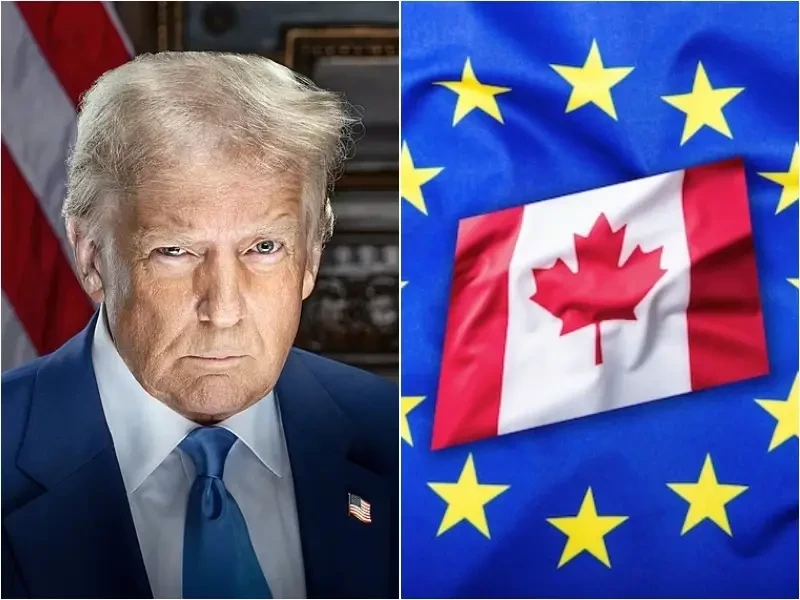 Трамп: ЕС и Канада получат новые пошлины, если вознамерятся совместно действовать против США