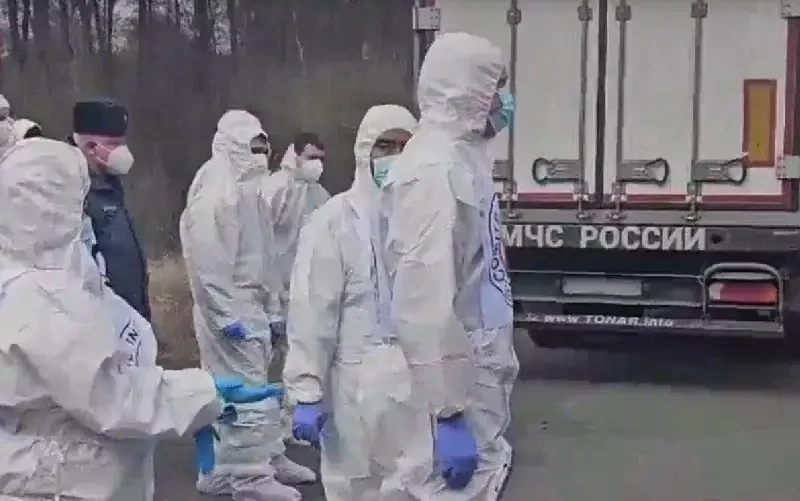 Россия и Украина провели обмен телами погибших в пропорции 1 к 21