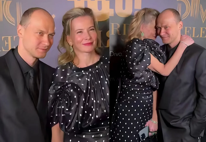 Юлия Высоцкая вышла на красную дорожку с Юрой Борисовым