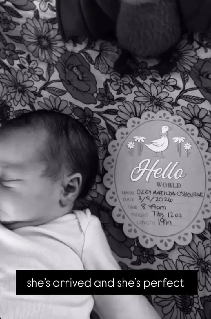 У сына Оззи Осборна родилась пятая дочь — её назвали в честь покойного деда